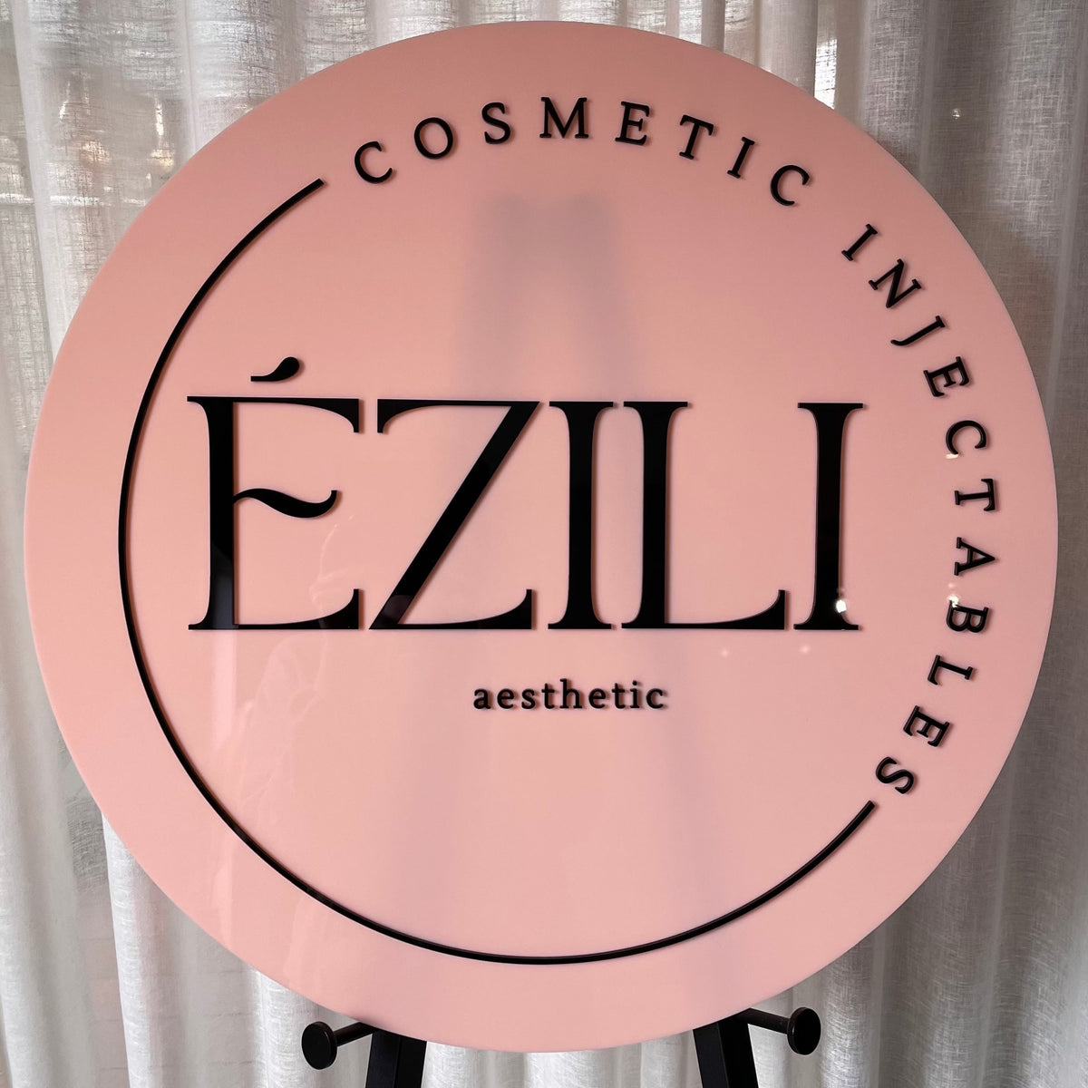 cosmetic business sign