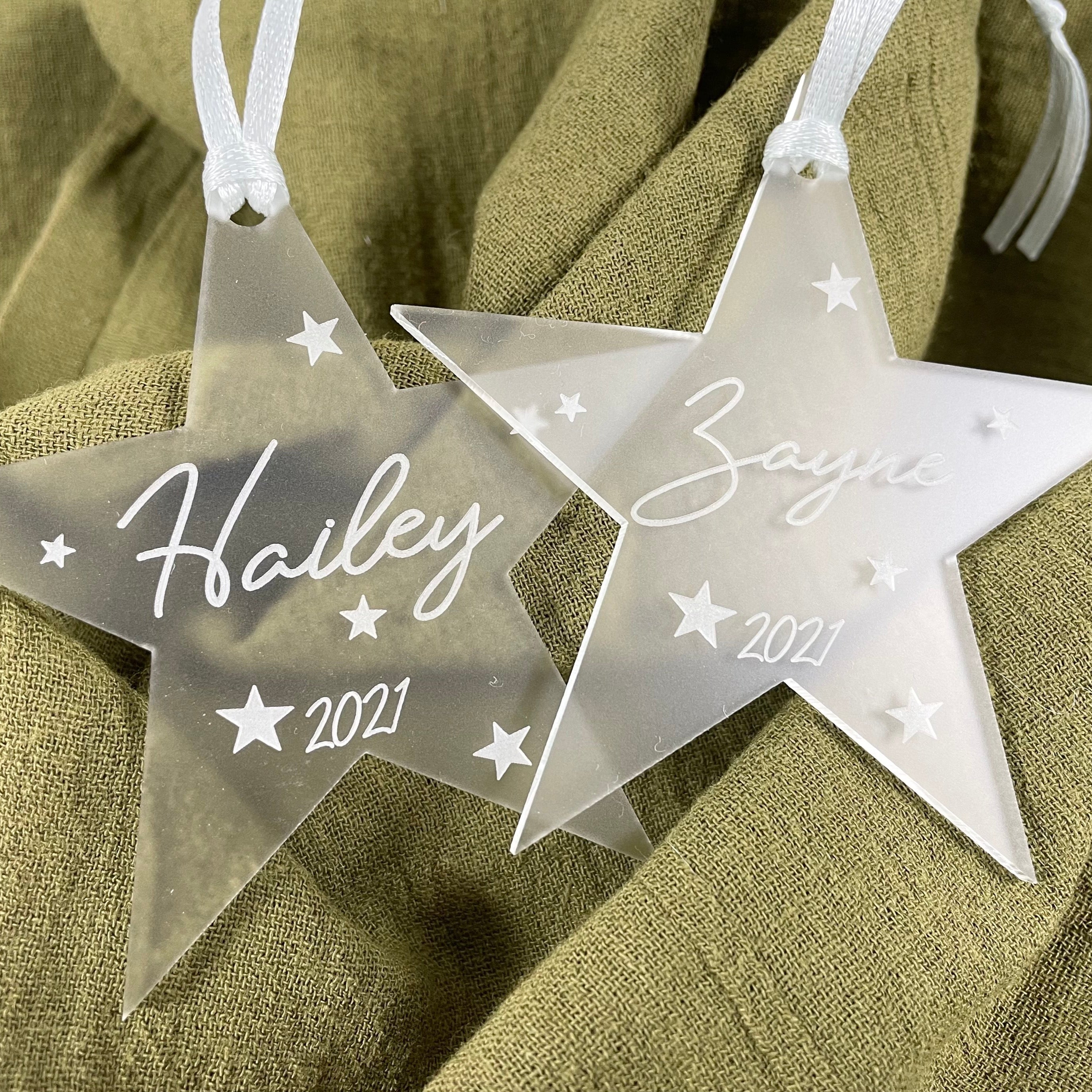Starlight name ornament