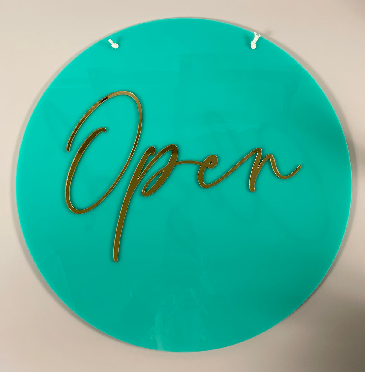 Open/closed sign (round)