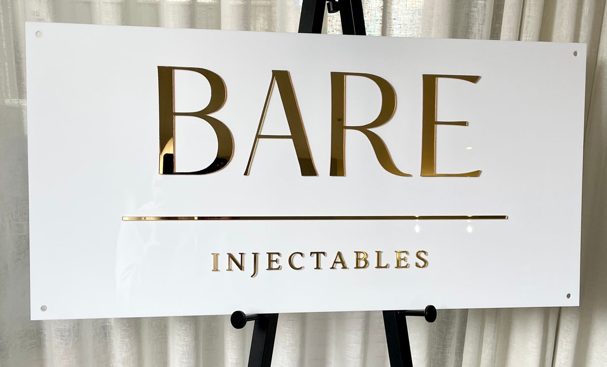 Rectangle business signs | Business signs Melbourne - Laser Edge ...