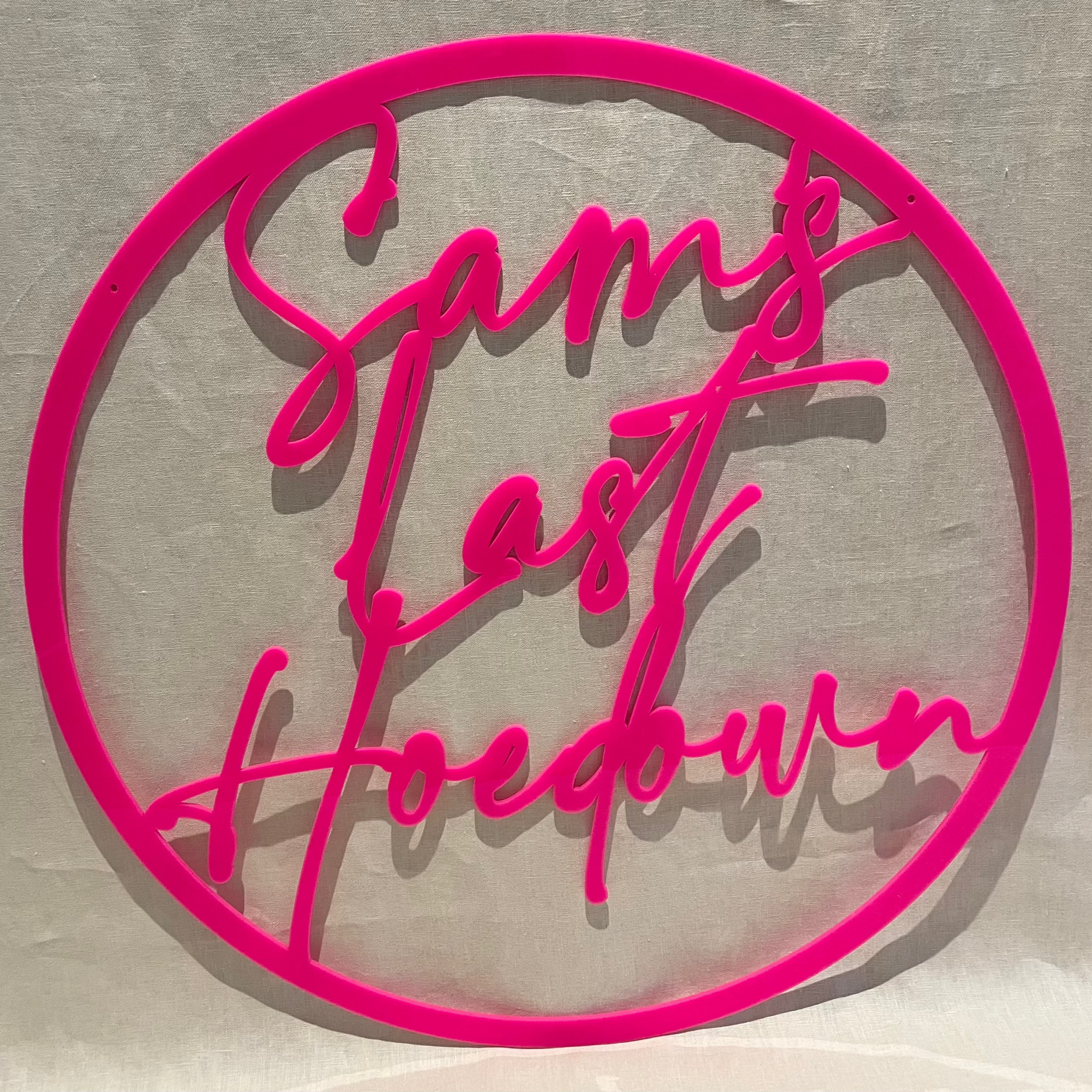 last hoedown sign
