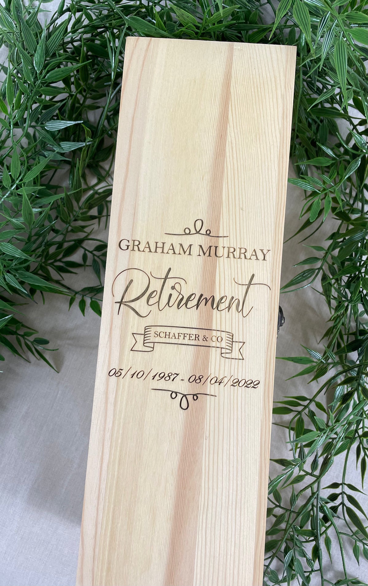 custom wine box