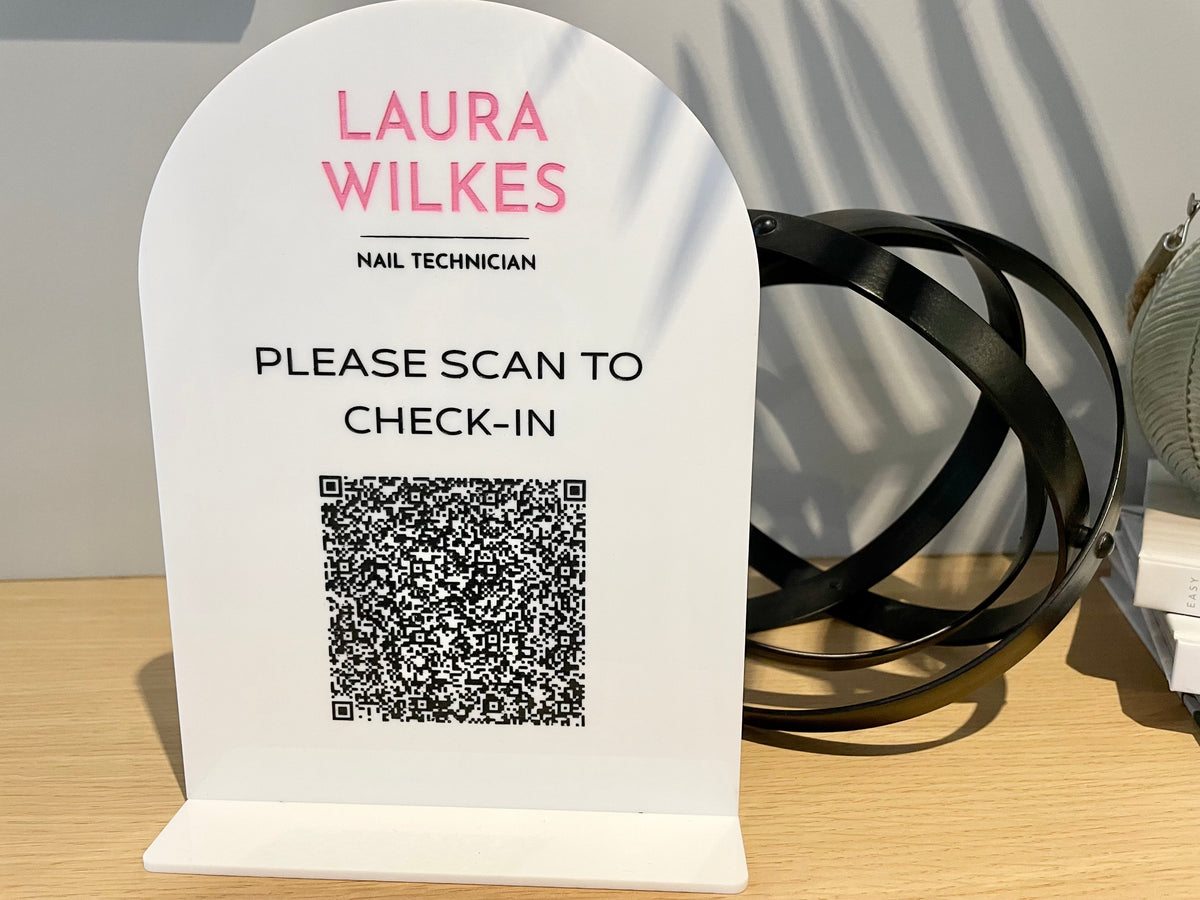 QR code display stand