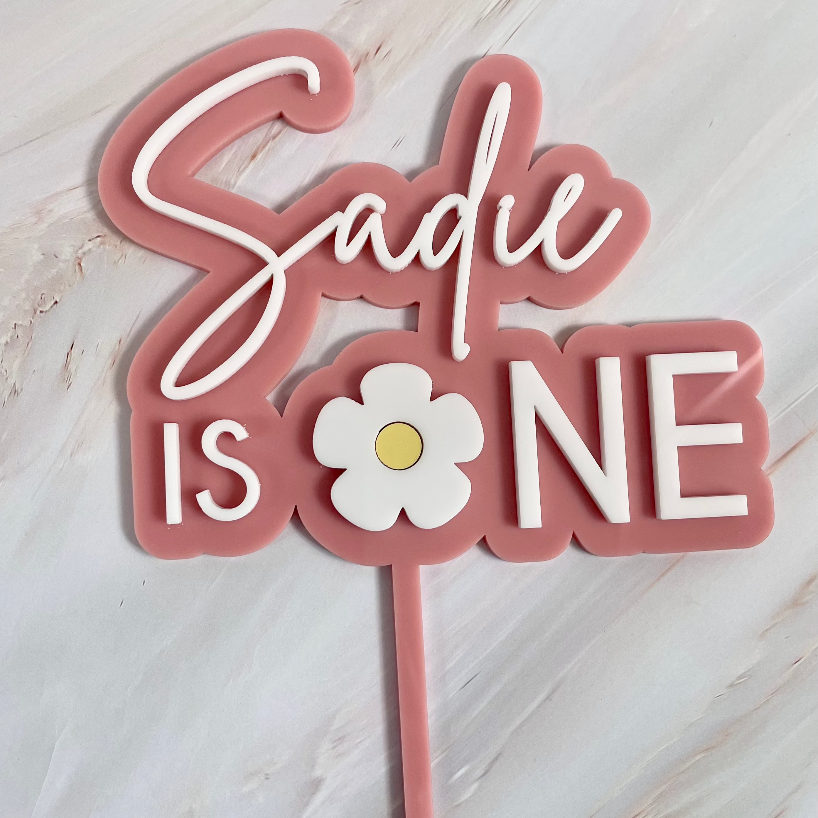 layered cake topper 