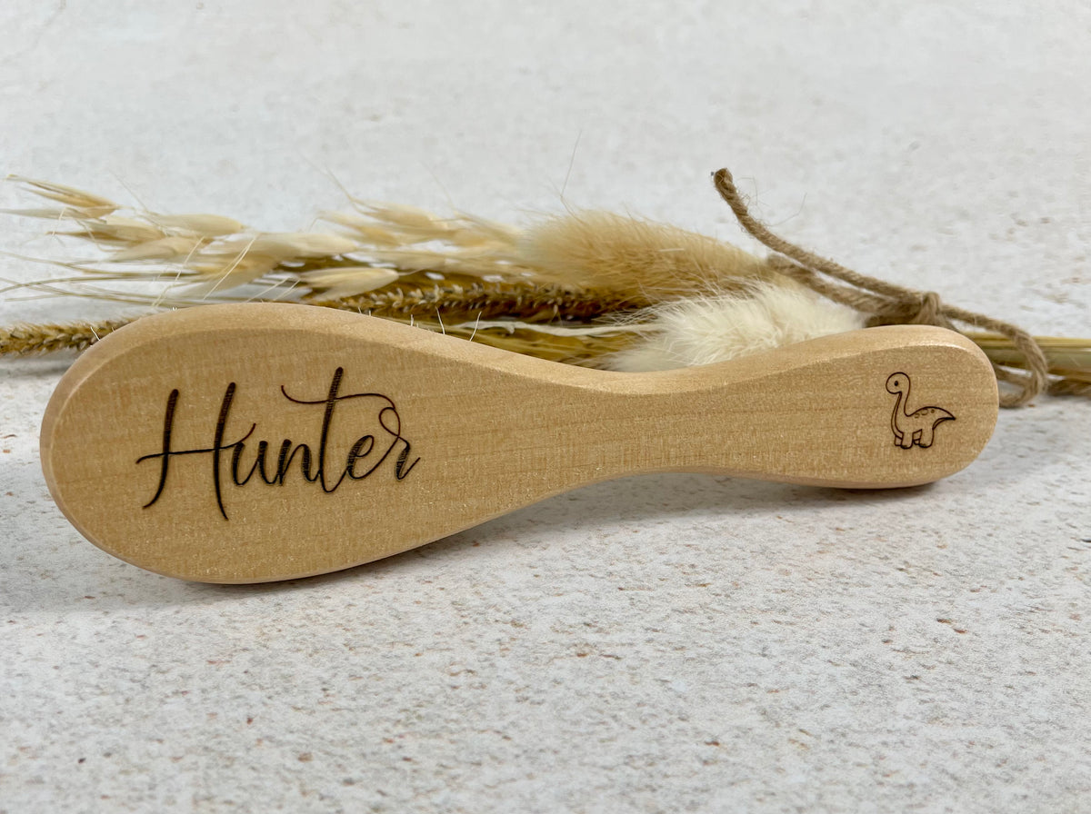 personalised baby brush 