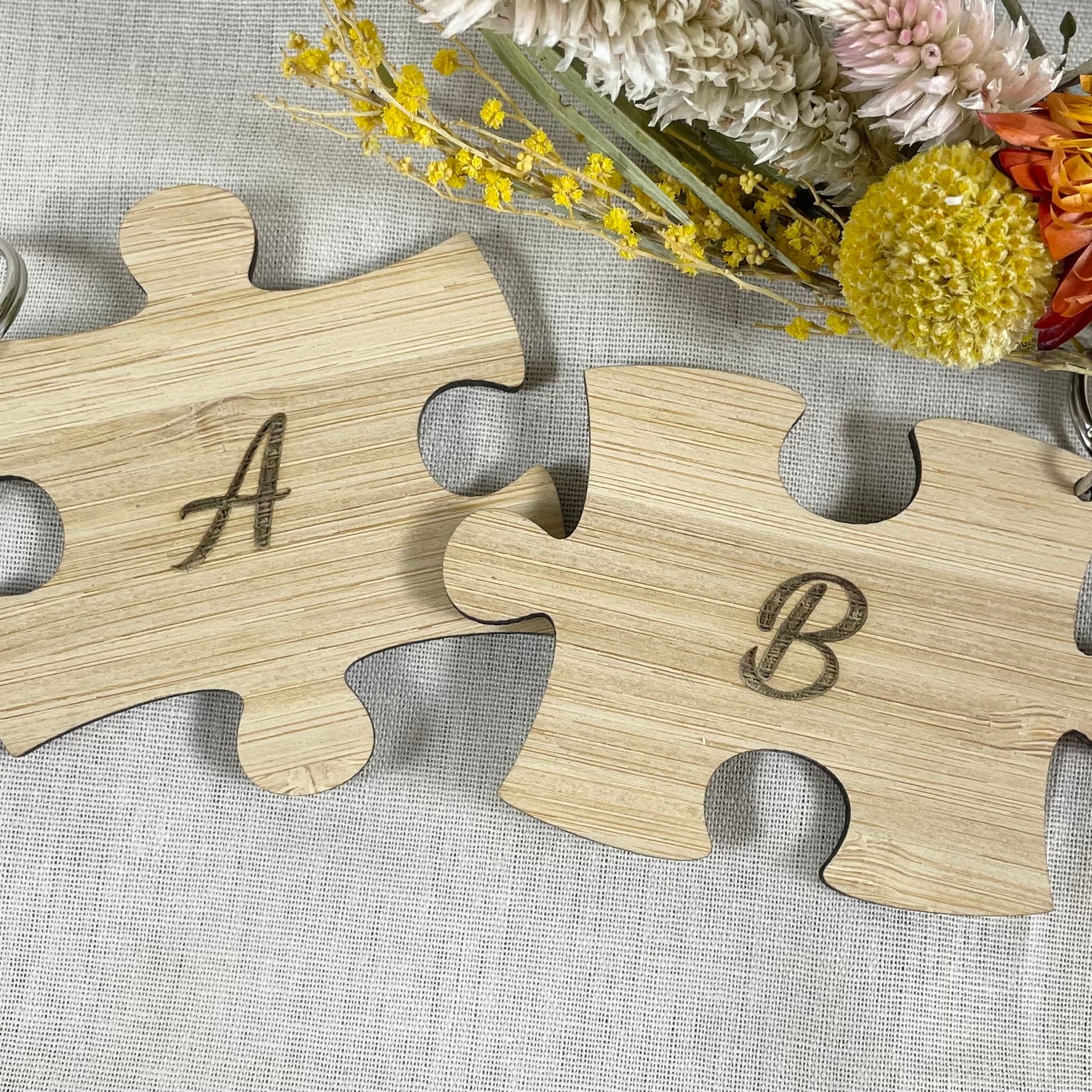 puzzle keyring