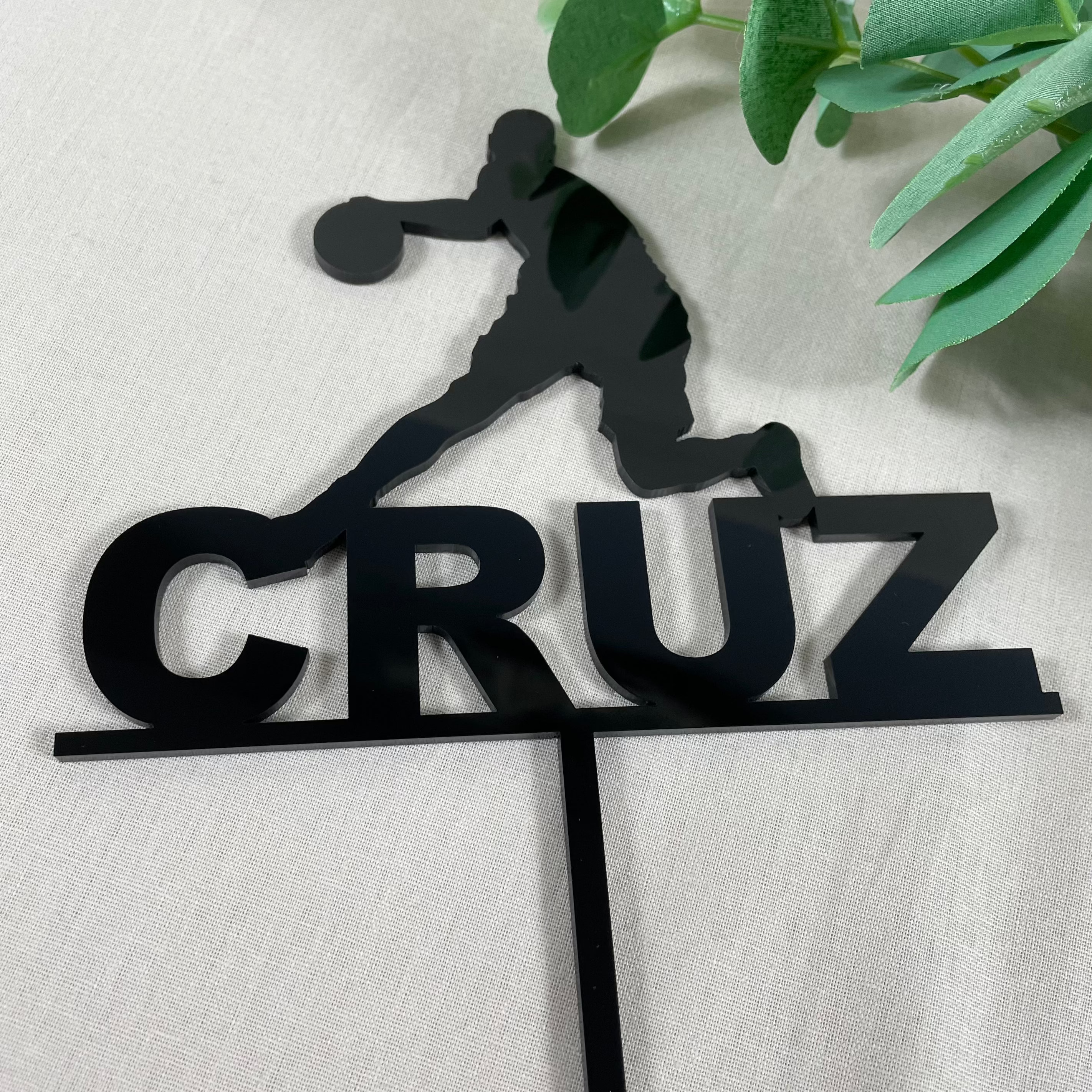 basketball cake topper 