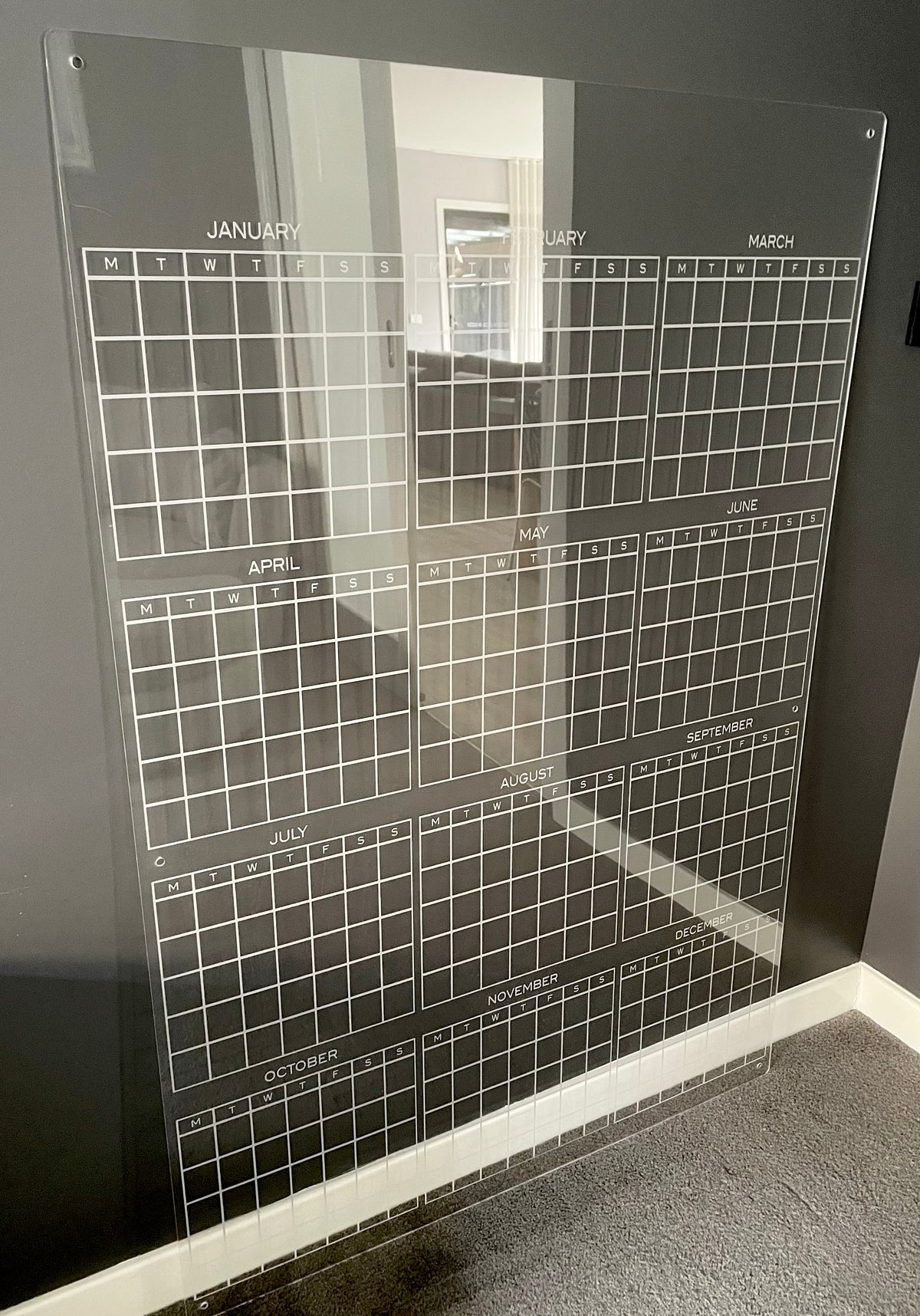 large acrylic planner