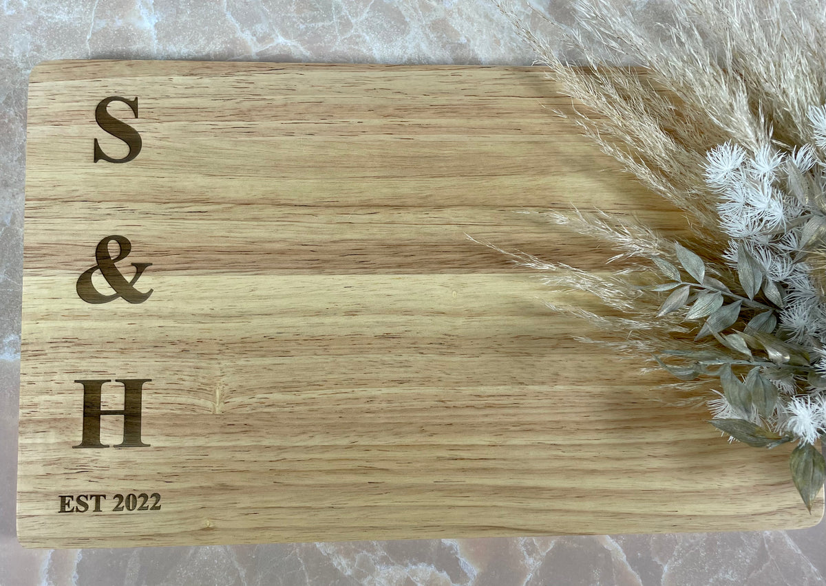 personalised chopping board