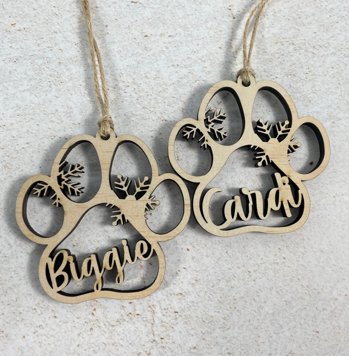 paw pet baubles 