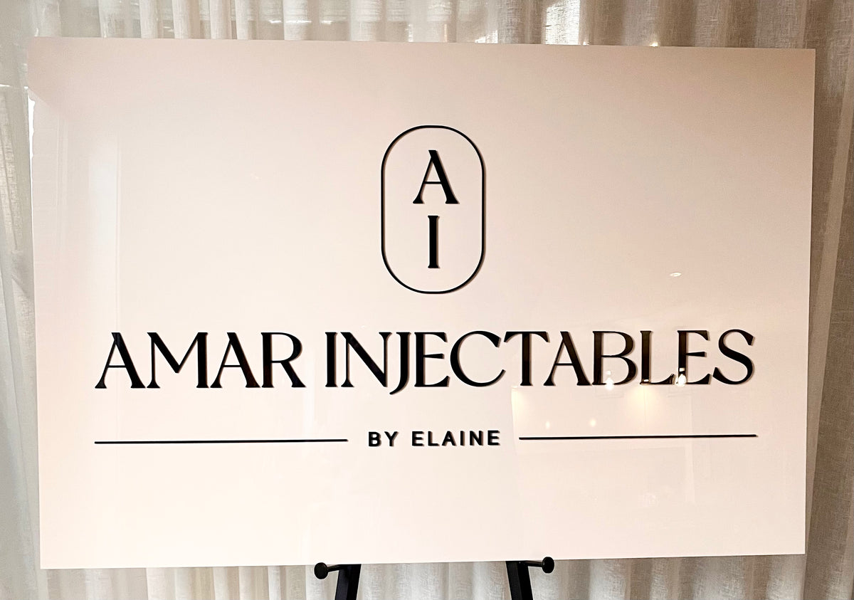 Rectangle business signs | Business signs Melbourne - Laser Edge ...