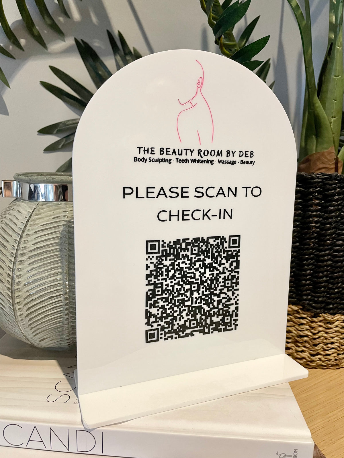 QR code display stand