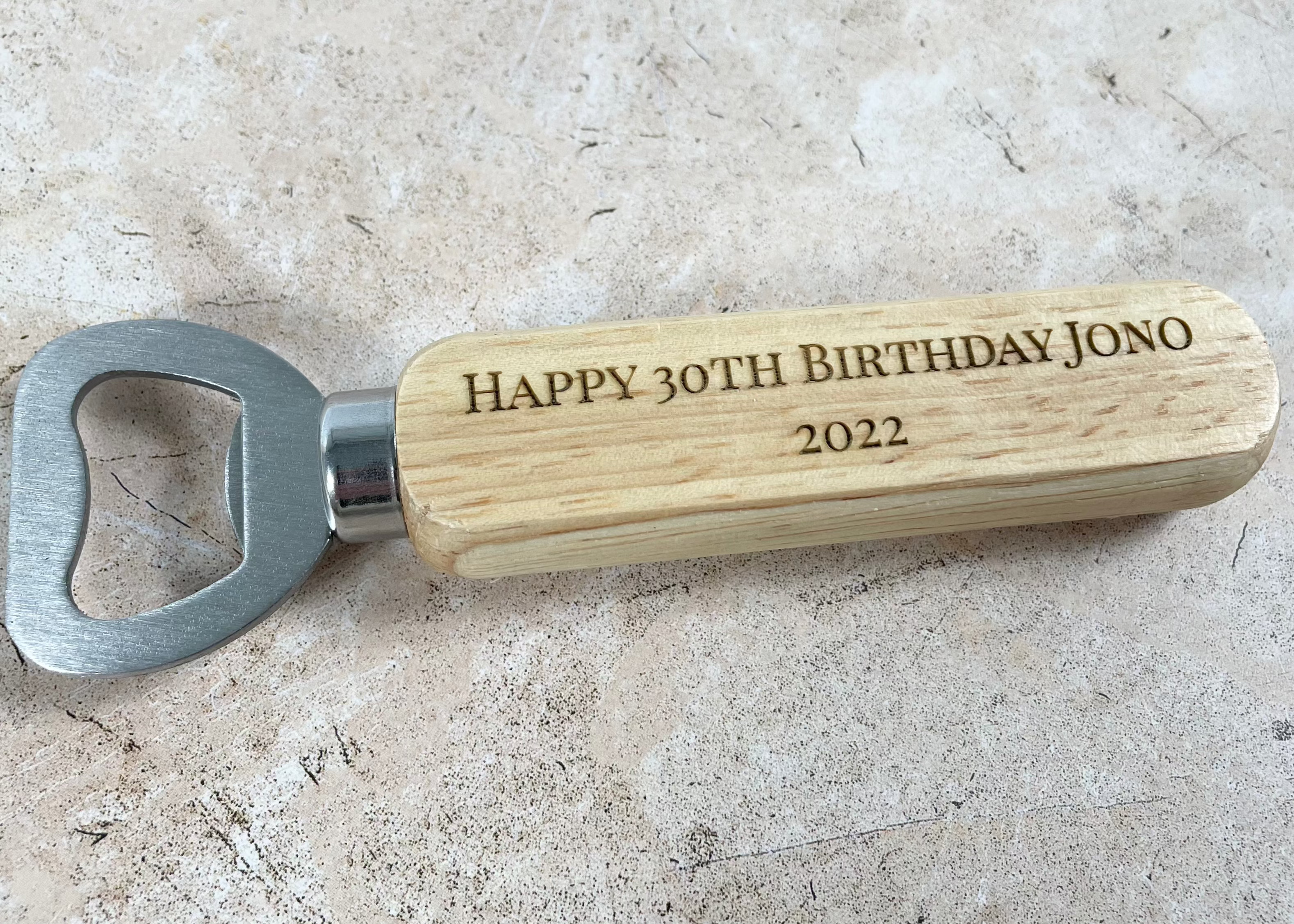 birthday bottle opener