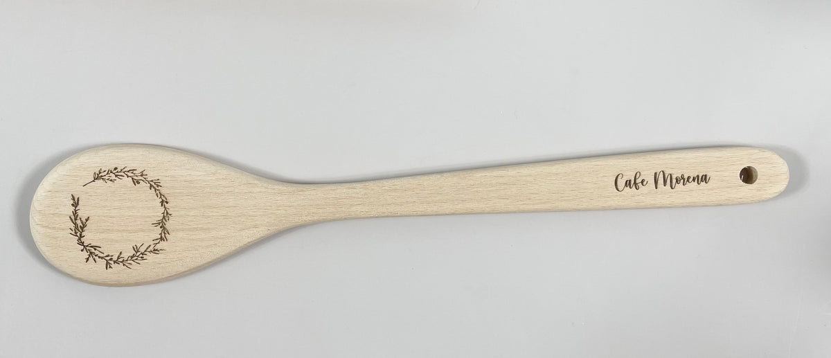engraved wooden spoon 