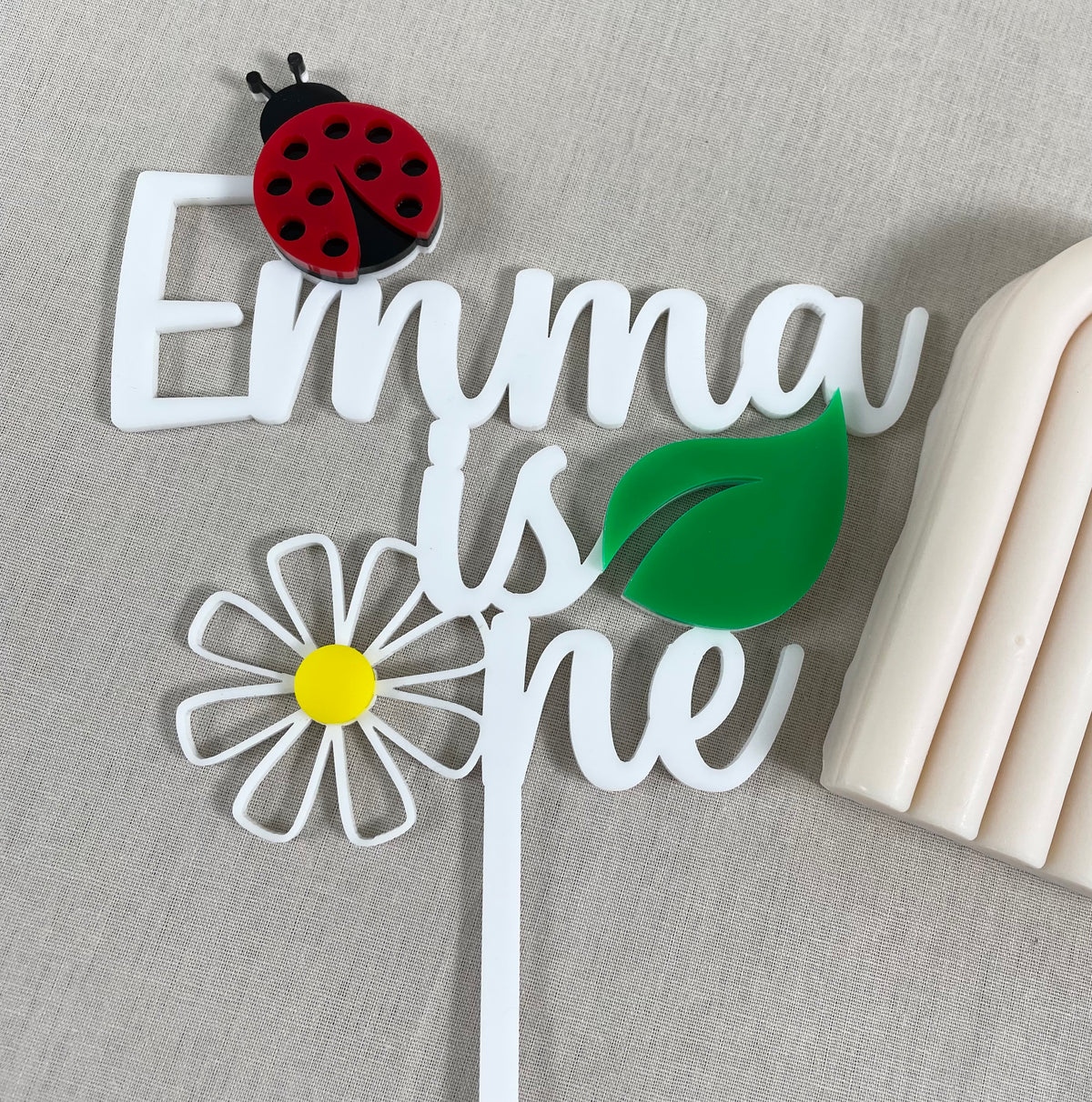 3d one cake topper