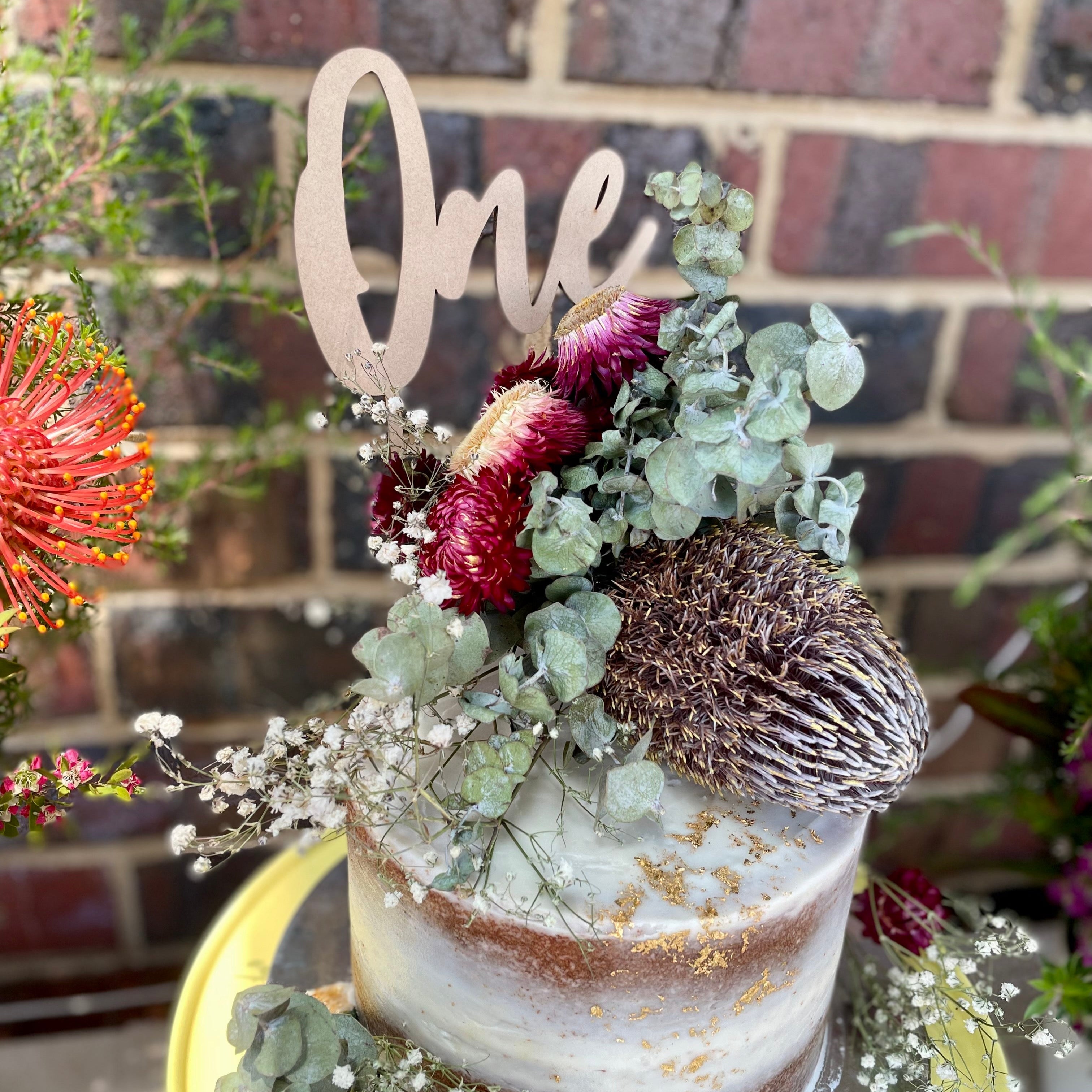 first birthday cake topper