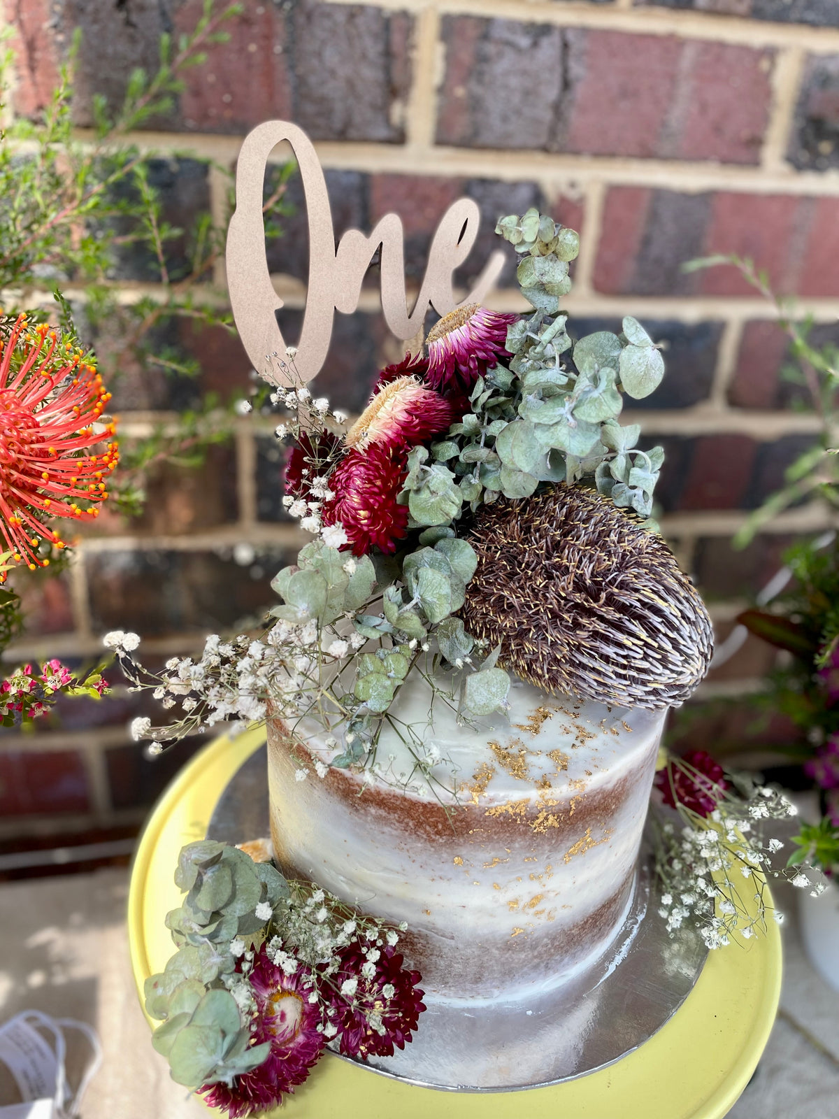 first birthday cake topper