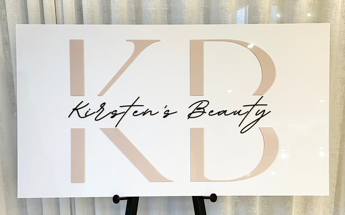 Rectangle business signs | Business signs Melbourne - Laser Edge ...