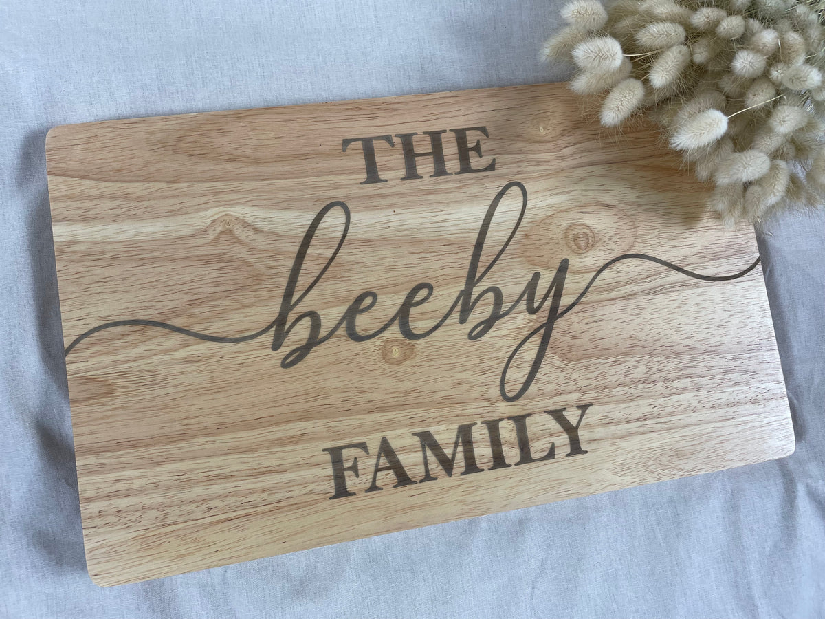  personalised family chopping boards australia