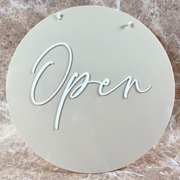 Open/closed sign | Custom open/closed sign - Laser Edge Designs ...