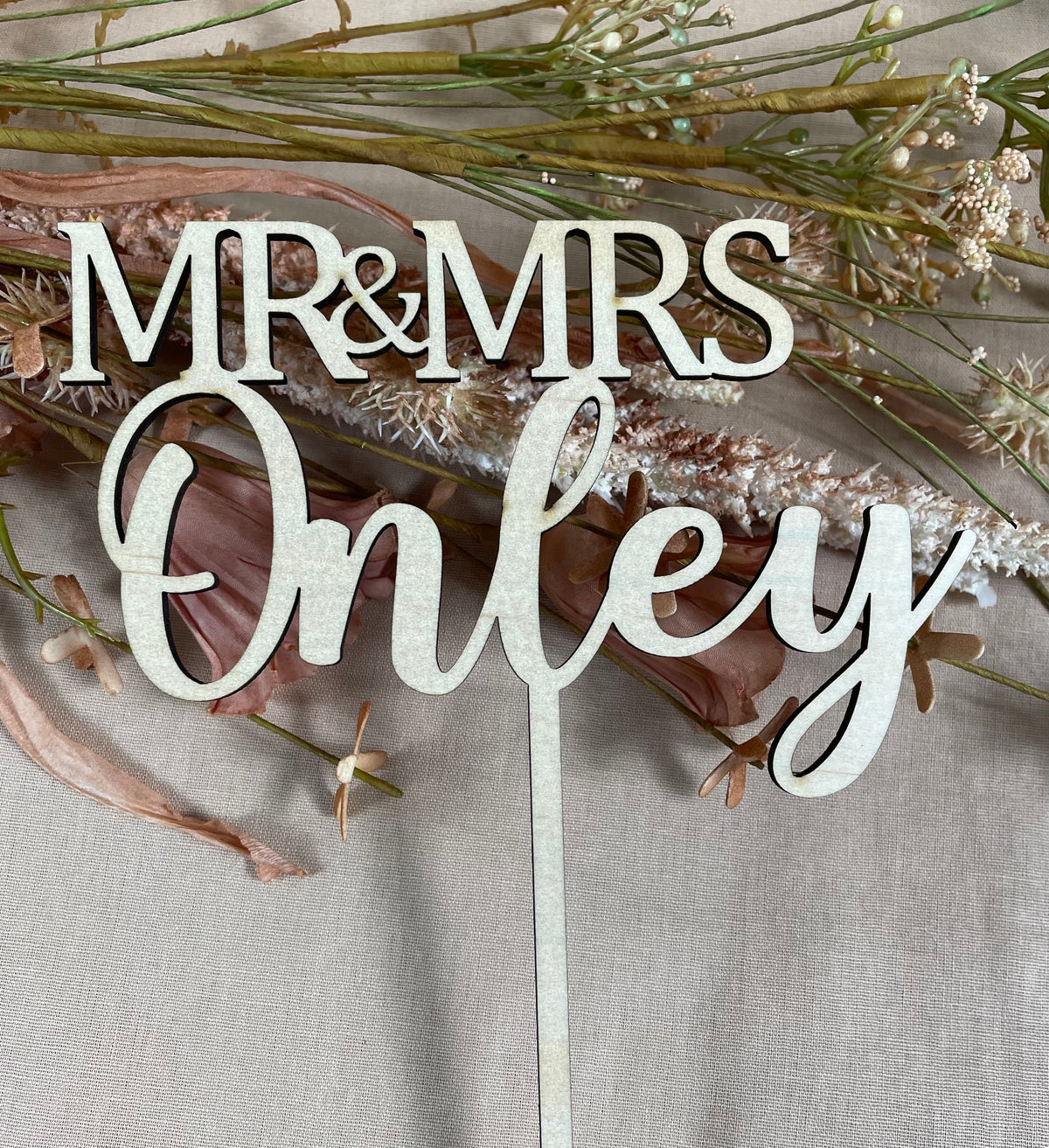 mr and mrs cake topper melbourrne