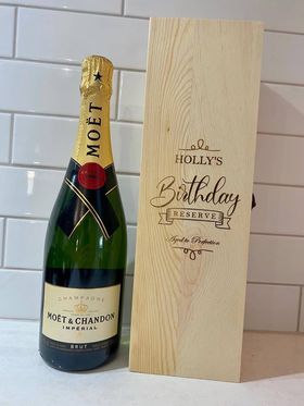 personalsed wooden wine box