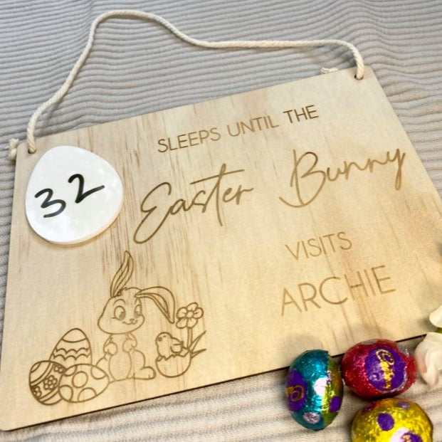 Easter countdown board