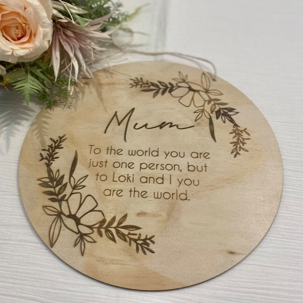mothers day plaque