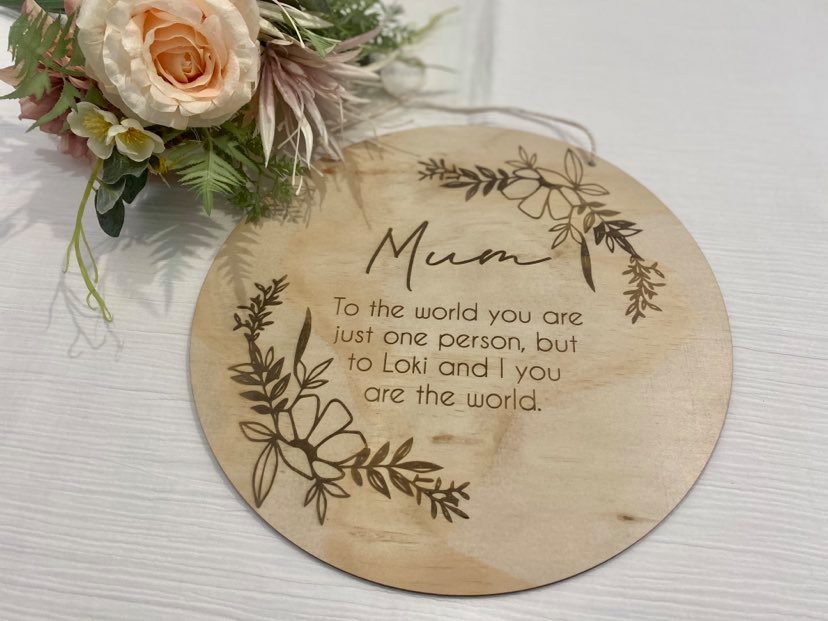 mothers day plaque