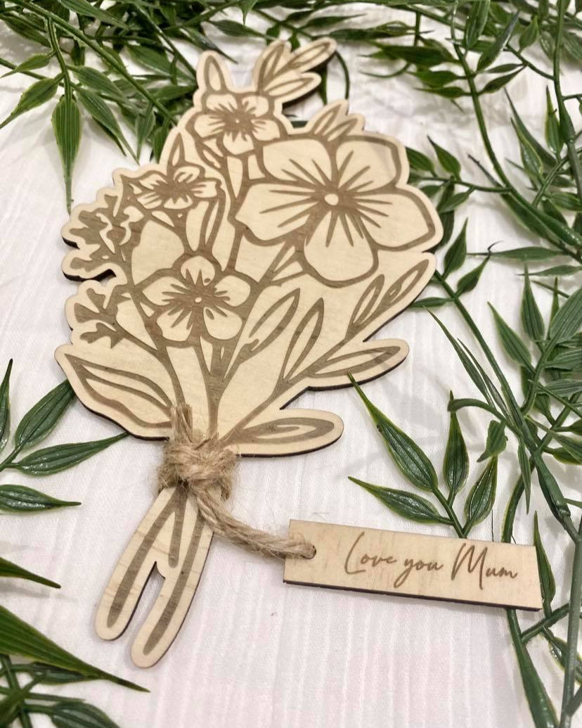 engraved flowers