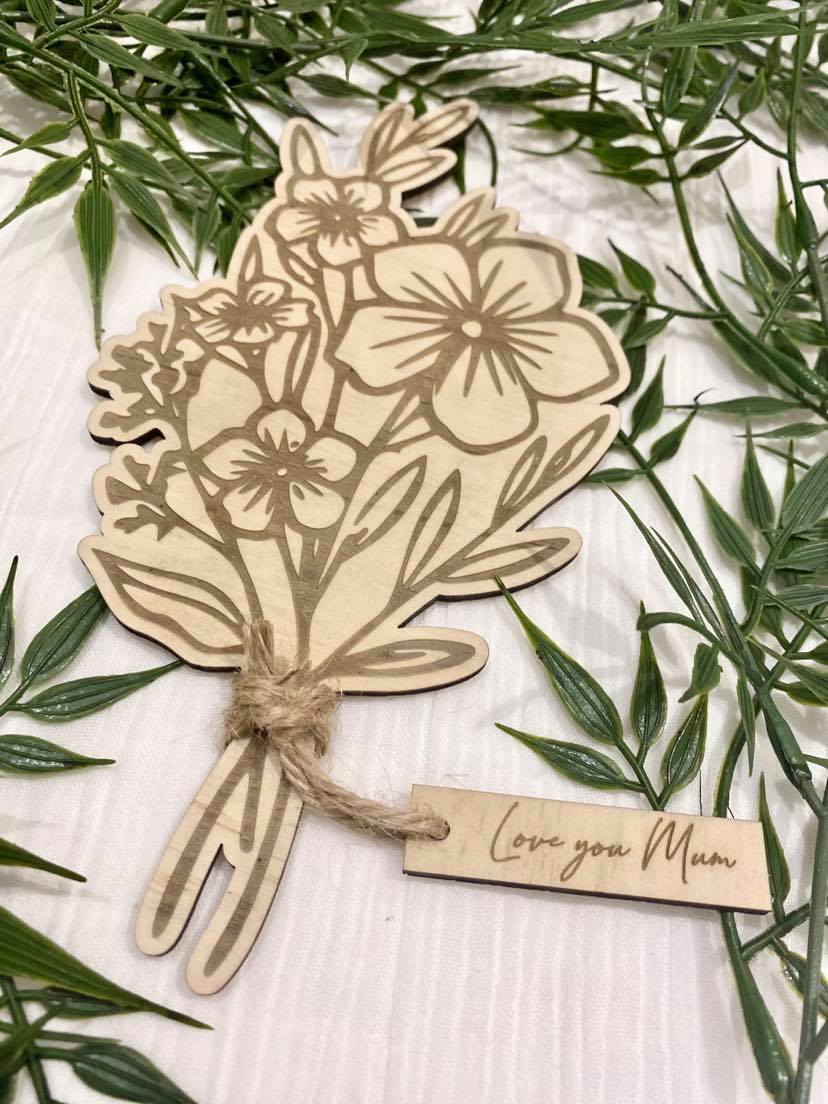 engraved flowers