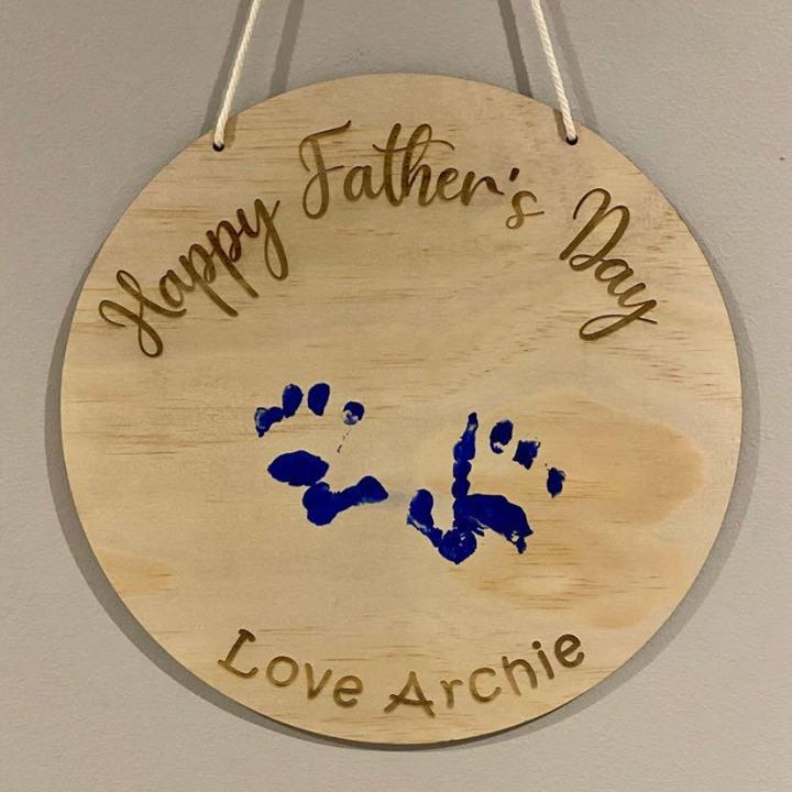 fathers day plaque