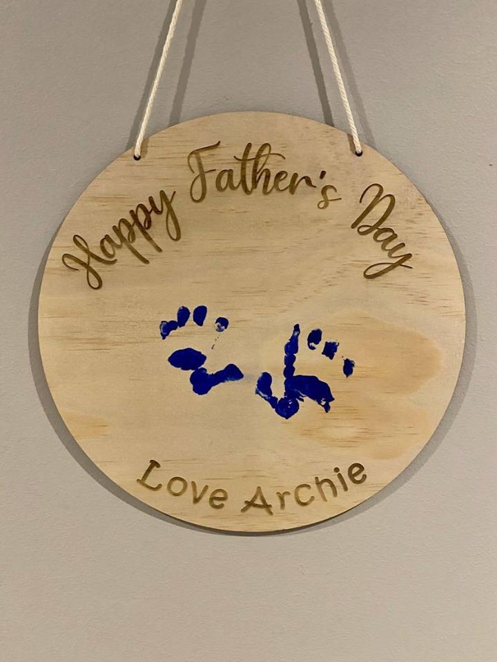 fathers day plaque