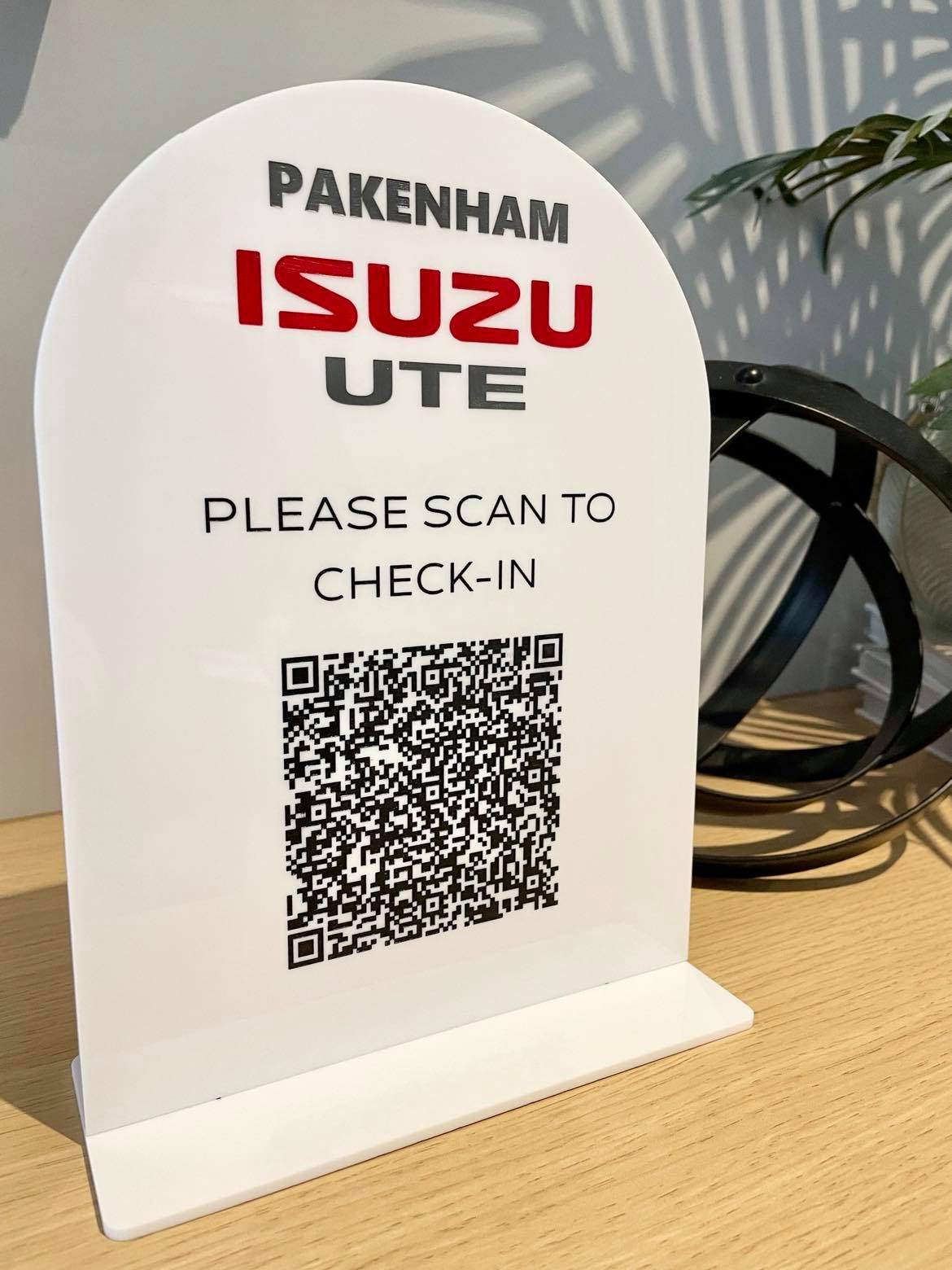 QR code sign