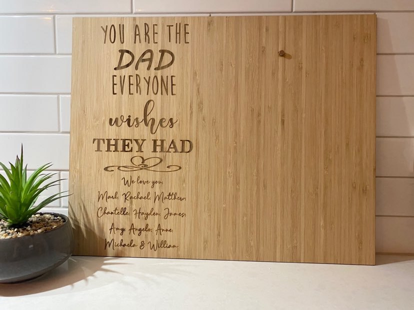 fathers day quote board